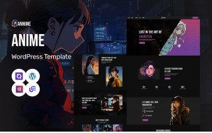Annime - Anime And Manga WordPress Elementor Theme