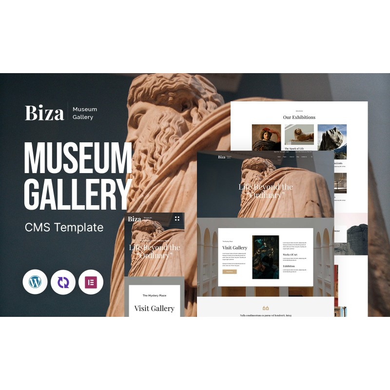 Biza - Museum And Art Gallery Multipurpose Responsive WordPress Theme