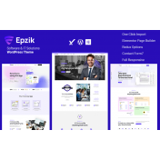 Epzik - Software & IT Solutions WordPress Theme