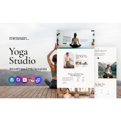 Measan - Yoga Studio And Class Multipurpose WordPress Elementor Theme