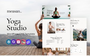 Measan - Yoga Studio And Class Multipurpose WordPress Elementor Theme