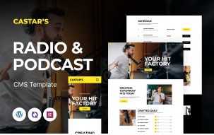 Castar&rsquo;s - Radio And Prodcast Multipurpose Responsive WordPress Theme