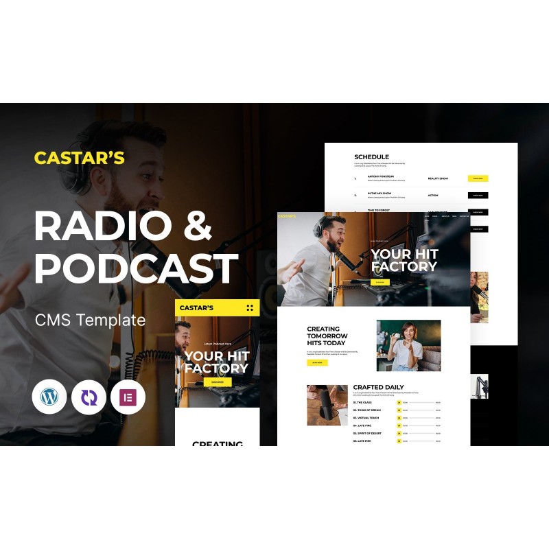 Castar&rsquo;s - Radio And Prodcast Multipurpose Responsive WordPress Theme