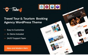Takeoff &ndash; Travel Tour & Tourism Booking Agency WordPress Theme