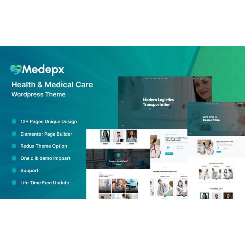 Medepx - Health And Medical Care Wordpress Theme