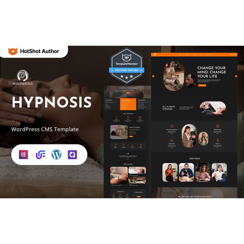 Mind Soul - Hypnosis And Mental Wellness Clinic WordPress Elementor Theme