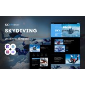 Skydriver - Skydiving And Parachuting Experience WordPress Elementor Theme