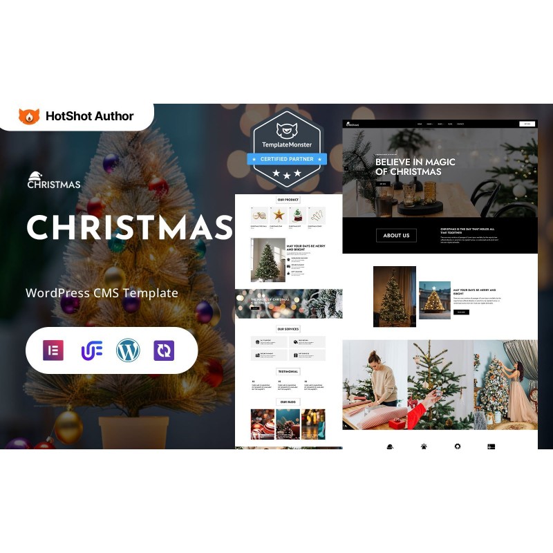 Christmas - Christmas Party And Decorations Store WordPress Elementor Theme