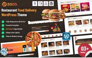 Zozo - Restaurant Food Delivery WordPress Theme