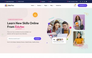 Edutec - Education LMS WordPress Theme