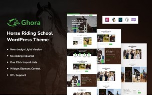 Ghora - Horse Riding WordPress Theme