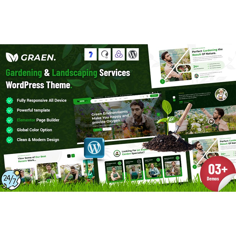 Graen - Green Environments WordPress Theme