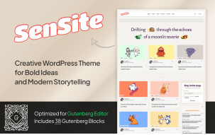 Sensite - Creative WordPress Personal Blog Theme