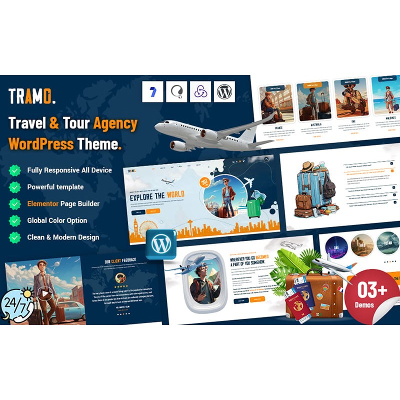 Tramo - Travel Agency WordPress Theme