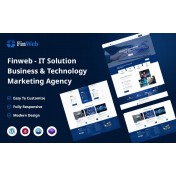 Finweb &ndash; IT Solution & Technology Marketing Agency WordPress Theme