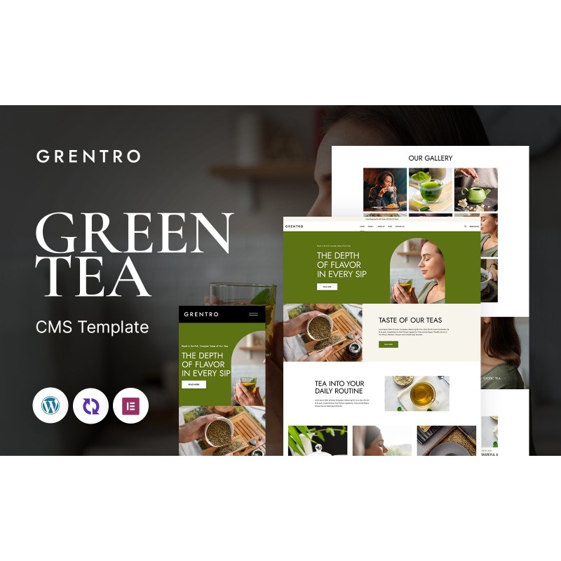 Grentro - Green Tea Store Multipurpose Responsive WordPress Theme