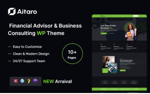 Aitaro &ndash; Financial Advisor & Business Consulting WordPress Theme