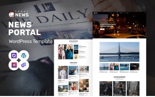 Today News - Modern News Portal And Media WordPress Elementor Theme