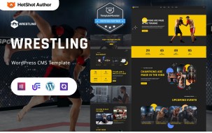 Wrestling - Wrestling Club And Martial Arts WordPress Elementor Theme