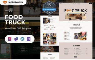 Bite Truck - Gourmet Food Truck And Mobile Catering WordPress Elementor Theme