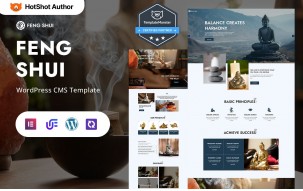 Feng Shui - Spiritual Wellness And Holistic Living WordPress Elementor Theme