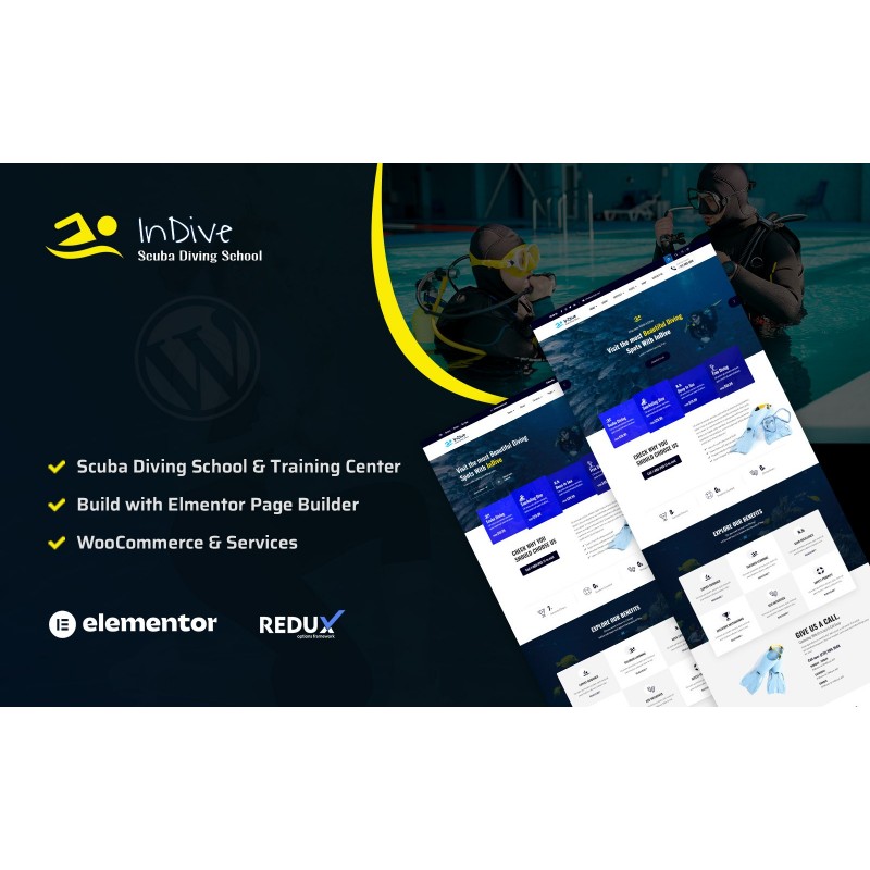 InDive - Scuba Diving WordPress Theme