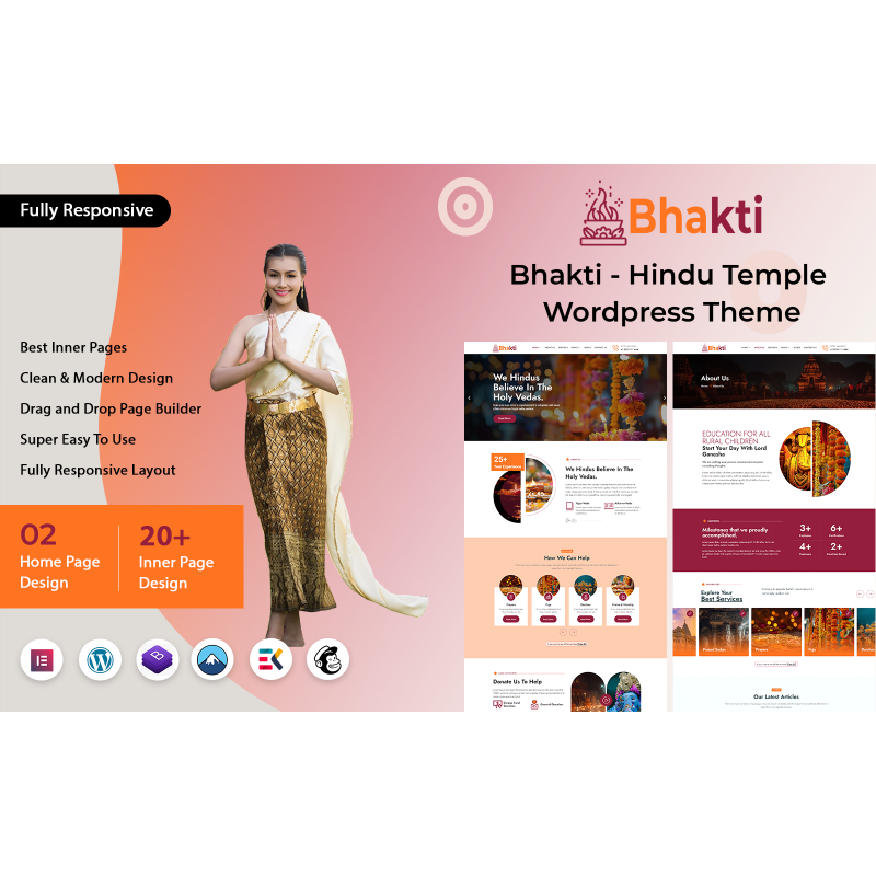 Bhakti - Hindu Temple Wordpress Theme