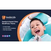 SmileLife - Dentist & Dental Clinic WordPress Theme