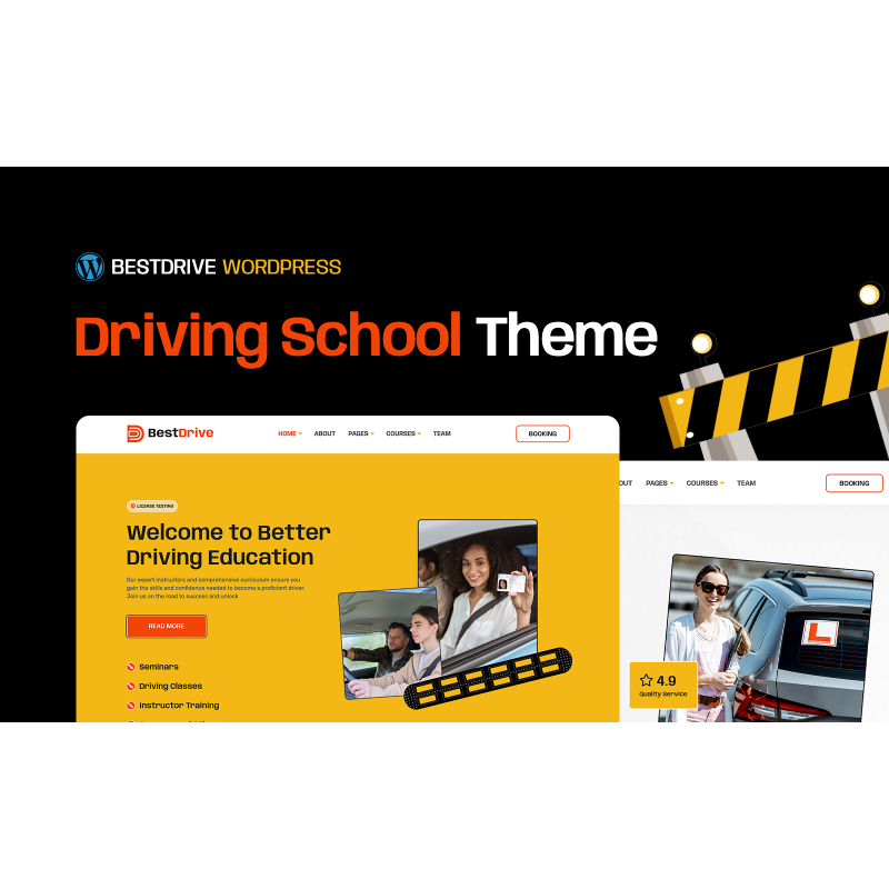 BestDrive - Driving School WordPress Theme
