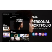 Nroha - personal portfolio WordPress Elementor Theme