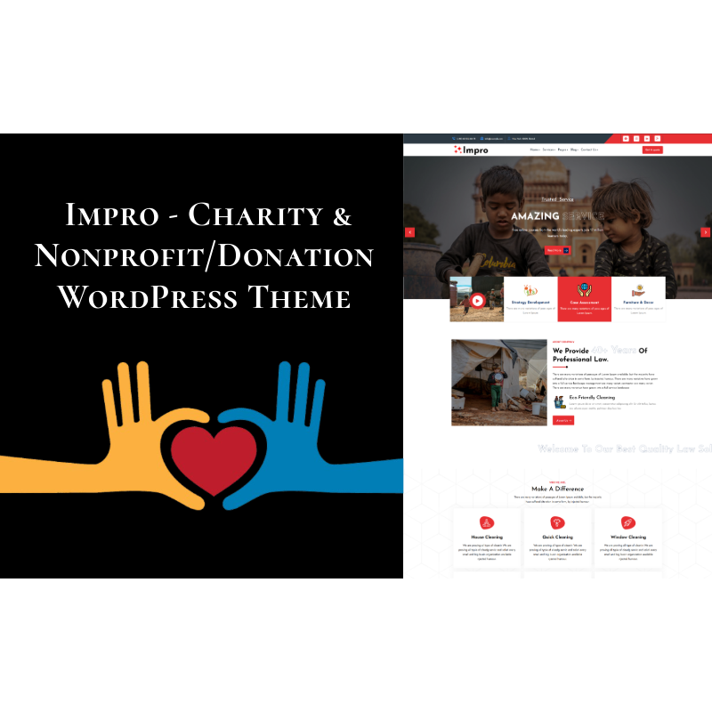 Impro - Charity & Nonprofit/Donation WordPress Theme