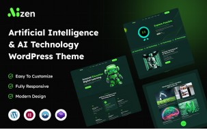 Aizen &ndash; Artificial Intelligence & AI Technology WordPress Theme