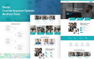 Manster - Corporate Responsive Elementor WordPress Theme