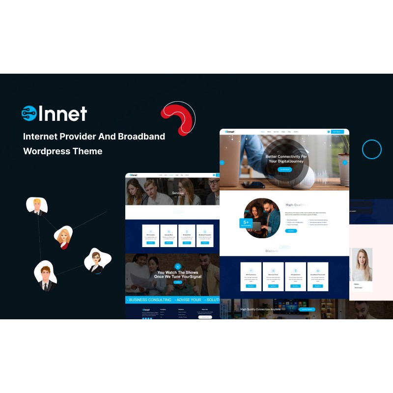 Innet - Internet Provider and Broadband WordPress Theme