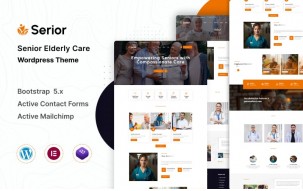 Serior - Senior Elderly Care & Private Nursing Service Wordpress Theme