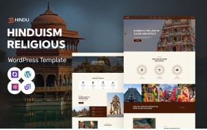 Hindu - Hinduism Religious And Spiritual Worship WordPress Elementor Theme