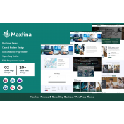 Maxfina - Finance & Consulting Business WordPress Theme
