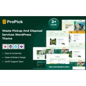 Propick &ndash; Waste Pickup And Disposal Services WordPress Theme