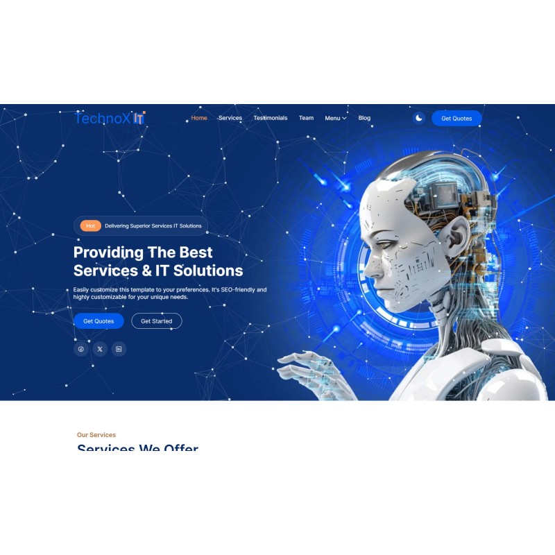 Technoxit | IT Solutions & Business Services Multipurpose Responsive WordPress Theme