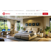 Hostelo - Hostel, Dormitory, Hall, Boarding, House, Residence Booking Elementor WordPress Theme