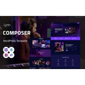 Lyrics - Composer And Music School WordPress Elementor Theme