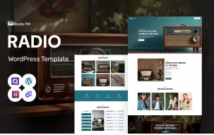 Radio FM - Modern Radio And Show Schedule WordPress Elementor Theme