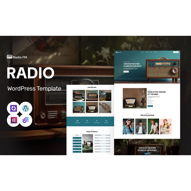 Radio FM - Modern Radio And Show Schedule WordPress Elementor Theme