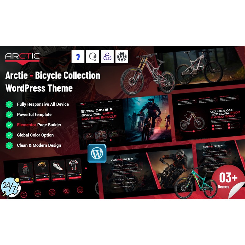 Arctie - Bicycle Collection WordPress Theme