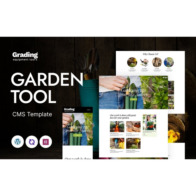 Grading - Garden Tool Multipurpose Responsive WordPress Theme
