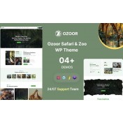 Ozoor &ndash; Zoo Safari & Environment Animal WordPress Theme