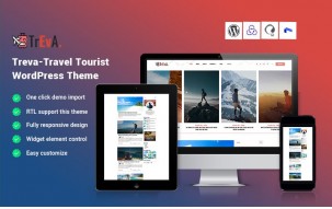 Treva - Travel Tourist WordPress Theme