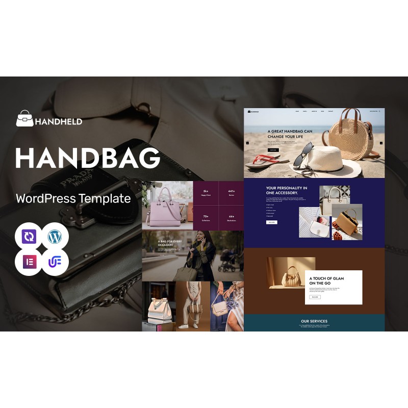 Handheld - Handbag And Fashion Accessories WordPress Elementor Theme