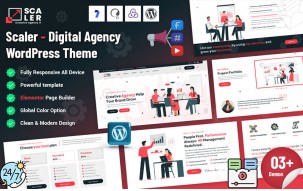 Scaler - Digital Agency WordPress Theme