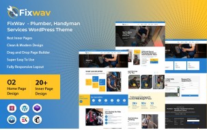 FixWav - Plumber, Handyman Services WordPress Theme